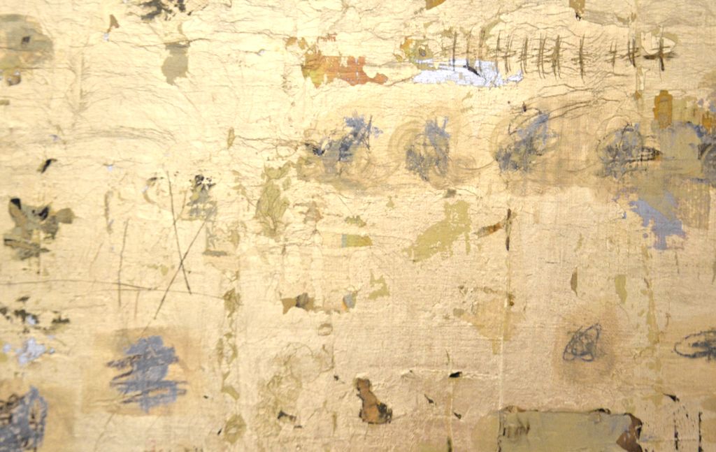 FiumanoClase's tweet image. A detail from Takefumi Hori &quot;Glod LVI&quot;. Do you want to see the whole artwork? Come to visit us! #fiumanoprojects #summerexhibition