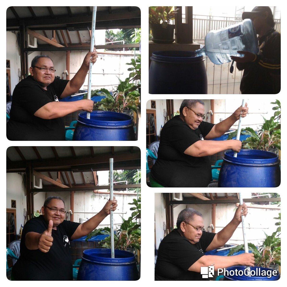 composter6657's tweet image. Ex Ketua BKM Amanah, Bang Djafar eksis 1).Ternak Lele di halaman rumah 2).Produk TONG COMPOSTER, Dua kegiatan ini saling menunjang