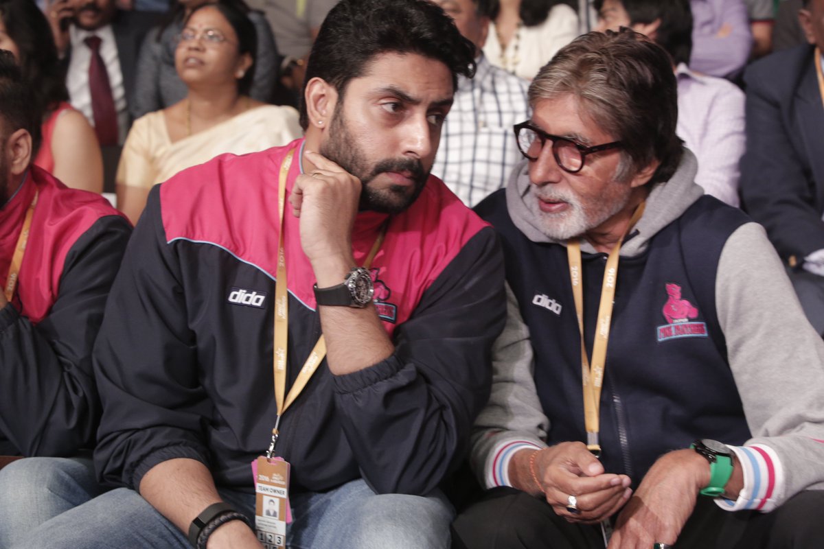 Caption this image &amp; tell us what the father-son duo is discussing? #PantherBoss #RoarForPanthers