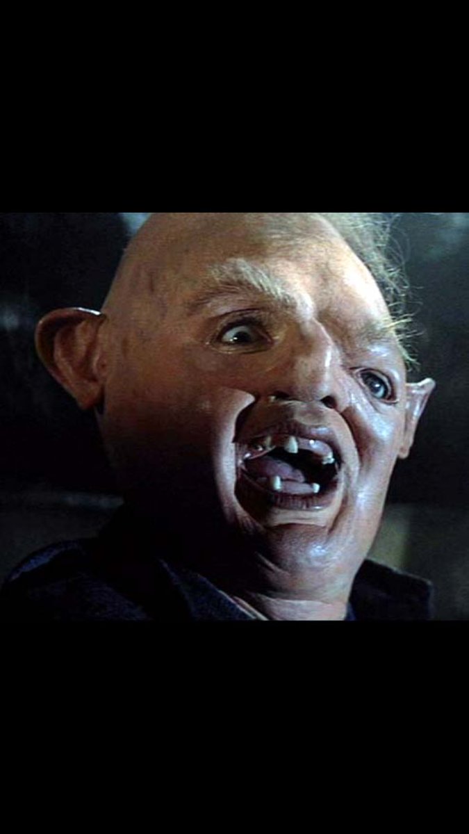 Horn gonna wake up looking like sloth from the "goonies" tomorrow...
