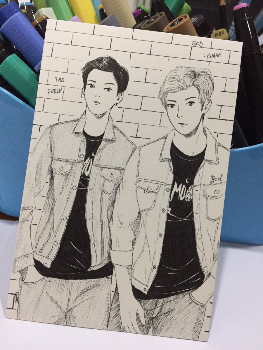 LihongganC's tweet photo. Best friends forever ~🌙🌙🌙🌙🌙🌙最好的朋友组们～
#2moontheseries #FANART 
@Tee_Jaruji @CTR2DAB @basjtr @KiimMon @tae_darvid @gxxod4 https://t.co/yJlHLJr33G