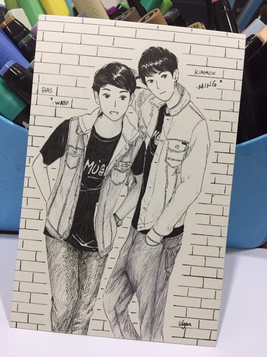 LihongganC's tweet photo. Best friends forever ~🌙🌙🌙🌙🌙🌙最好的朋友组们～
#2moontheseries #FANART 
@Tee_Jaruji @CTR2DAB @basjtr @KiimMon @tae_darvid @gxxod4 https://t.co/yJlHLJr33G