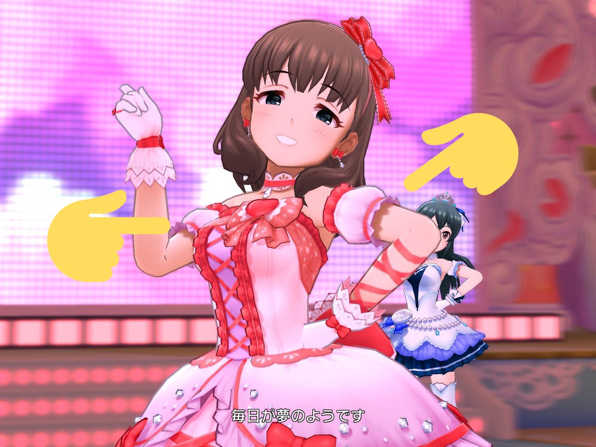デレステ センターかそうでないかで変化する3dモデルとリッチモードについて Twitter