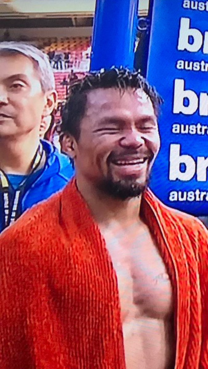 jaredKCM's tweet photo. This is how Filipinos handle defeat: #PacquiaoHorn https://t.co/LOOMKksUKz