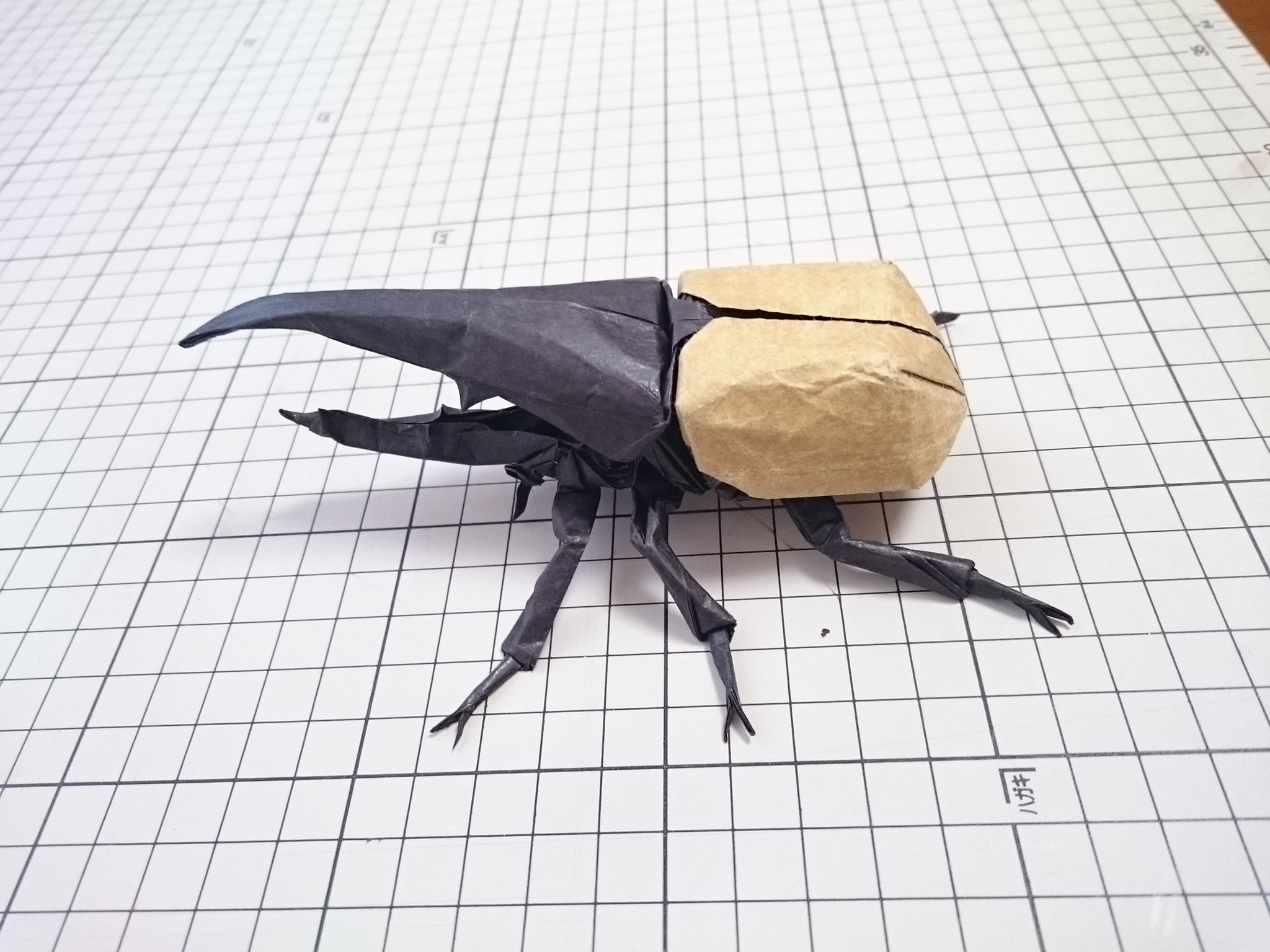 S 神谷さんのヘラクレスオオカブト 折り紙作品 S 神谷さんのヘラクレスオオカブト 折り紙作品