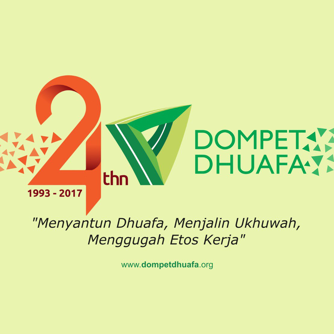12. Kepedulian Kita, Titian Masa Depan Mereka #24thDompetDhuafa
Selamat Milad Dompet Dhuafa yg ke 24th !