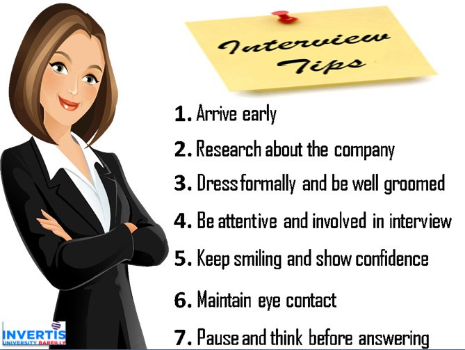 InvertisUni's tweet photo. INTERVIEW TIPS.
#JoinInvertis #mustfollow https://t.co/8RUMiFI8AD