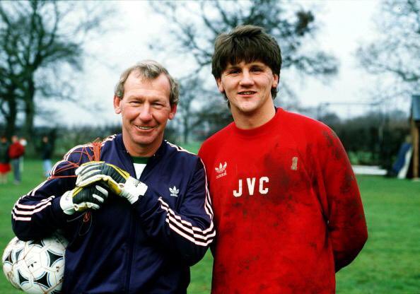 tgbjimmy's tweet image. Bob and John @BobWilsonBWSC #JohnLukic @Arsenal @MemorabiliaMall