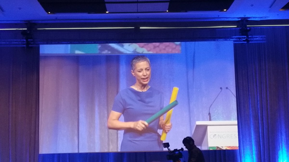 gerardgreenephy's tweet photo. This is what we do @WCPT1951 @ekstokes @PhysioSA #WCPT2017 https://t.co/3dYE3Lr1hQ