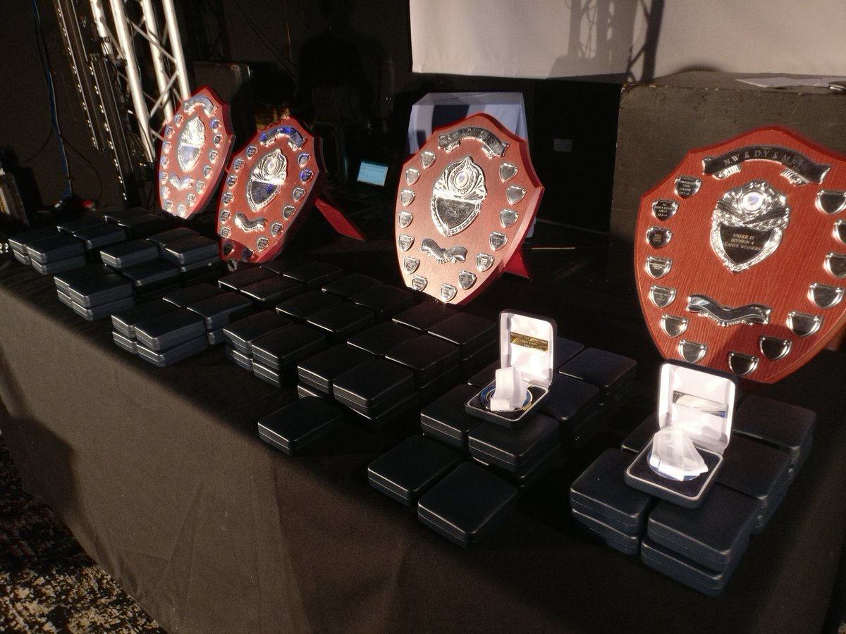 16/17  Presentations for the NWYFL League winners and runners up.