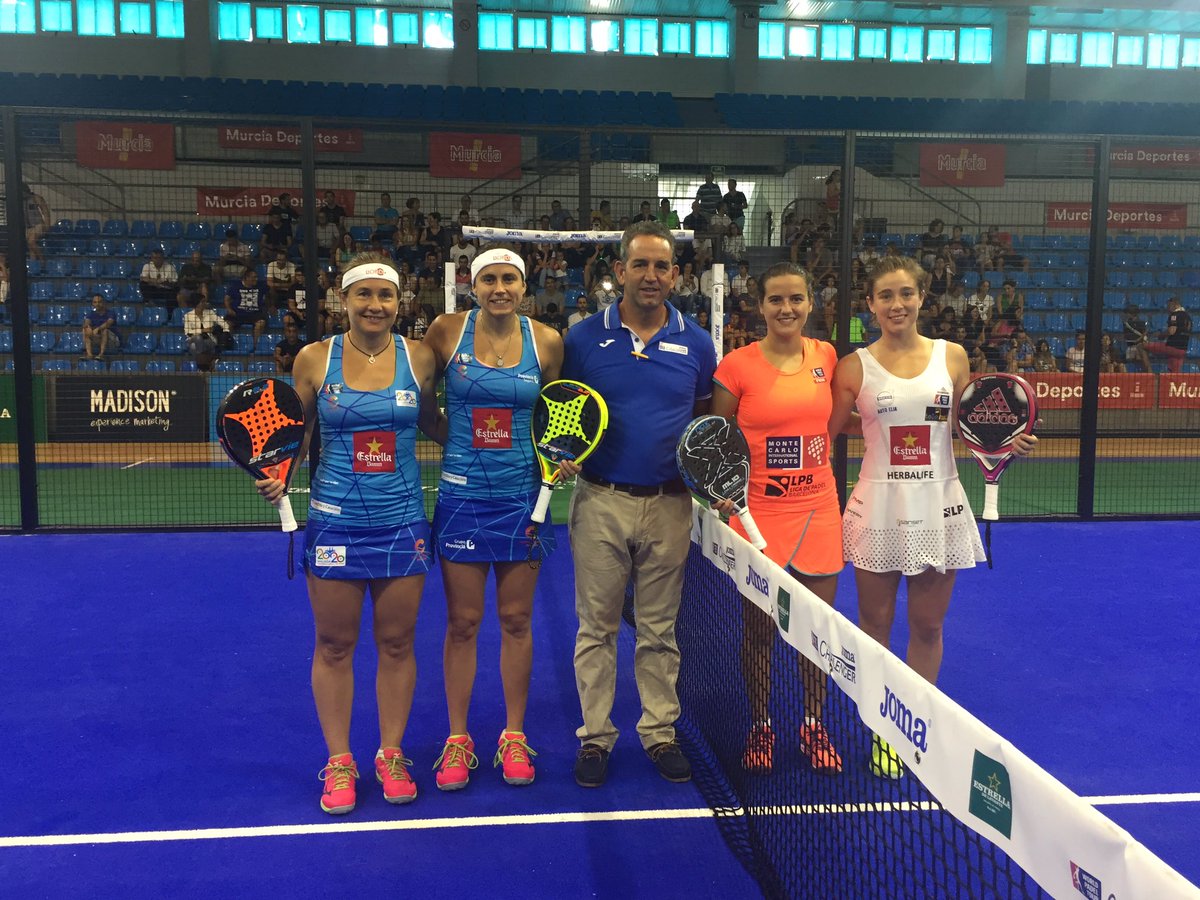 WPTOpen500's tweet photo. #FinalFem @asanchezfallada -@martita_ortega vs @navarrocarolina-@ceciliareiter #WPTMurciaChallenger https://t.co/Vcsy2MT0OD