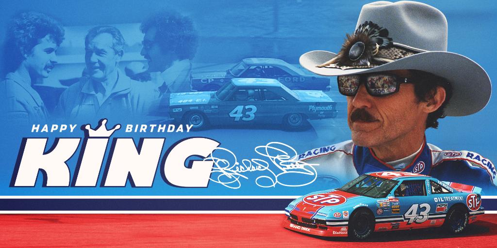 The King.

Remessage to wish Richard petty a happy 80th birthday! 