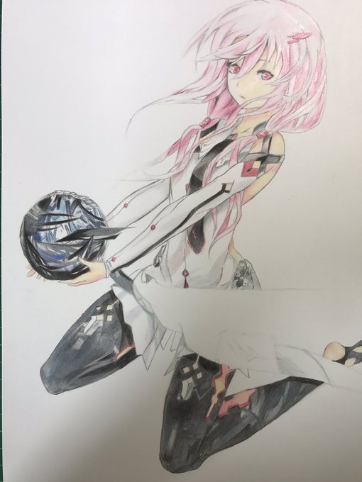 いのりん本体はほぼ完成。あとは背景を塗りまくるだけ。 