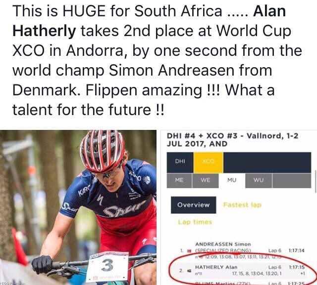 AndrewMclean's tweet image. Another World class International cycling result for SA. @alanhatherly now that was World Class.