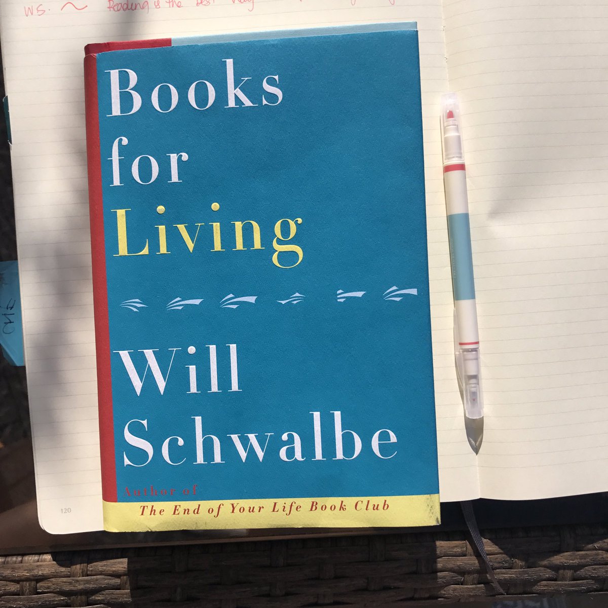 PattiMHall's tweet photo. "I'm the reader I was at every age I've ever been..." #willschwalbe #booksforliving #amreading https://t.co/sG1ZsDqQeO