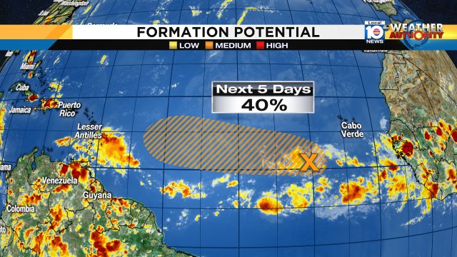 Here is the latest on the Tropical Wave we are watching in the Atlantic. Keep it tuned to local10. https://t.co/ZEaW9sBiSV
