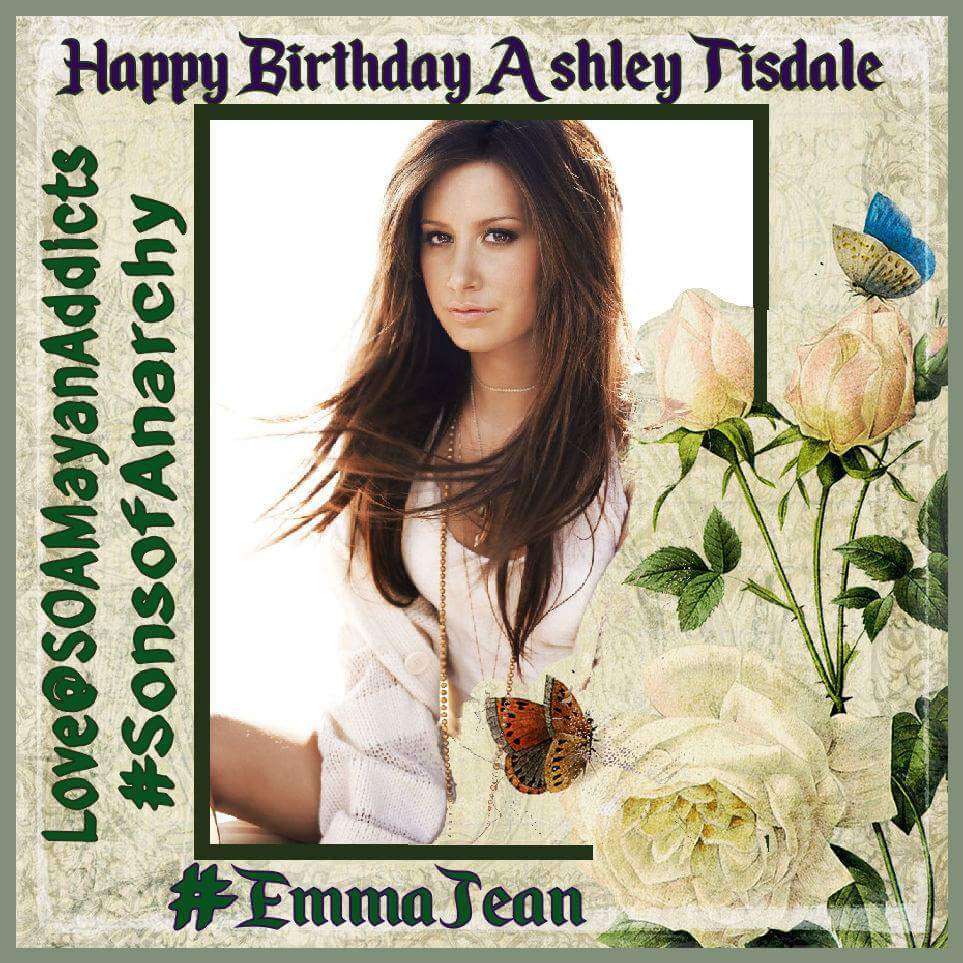  please join us in wishing Ashley Tisdale a Happy birthday . 