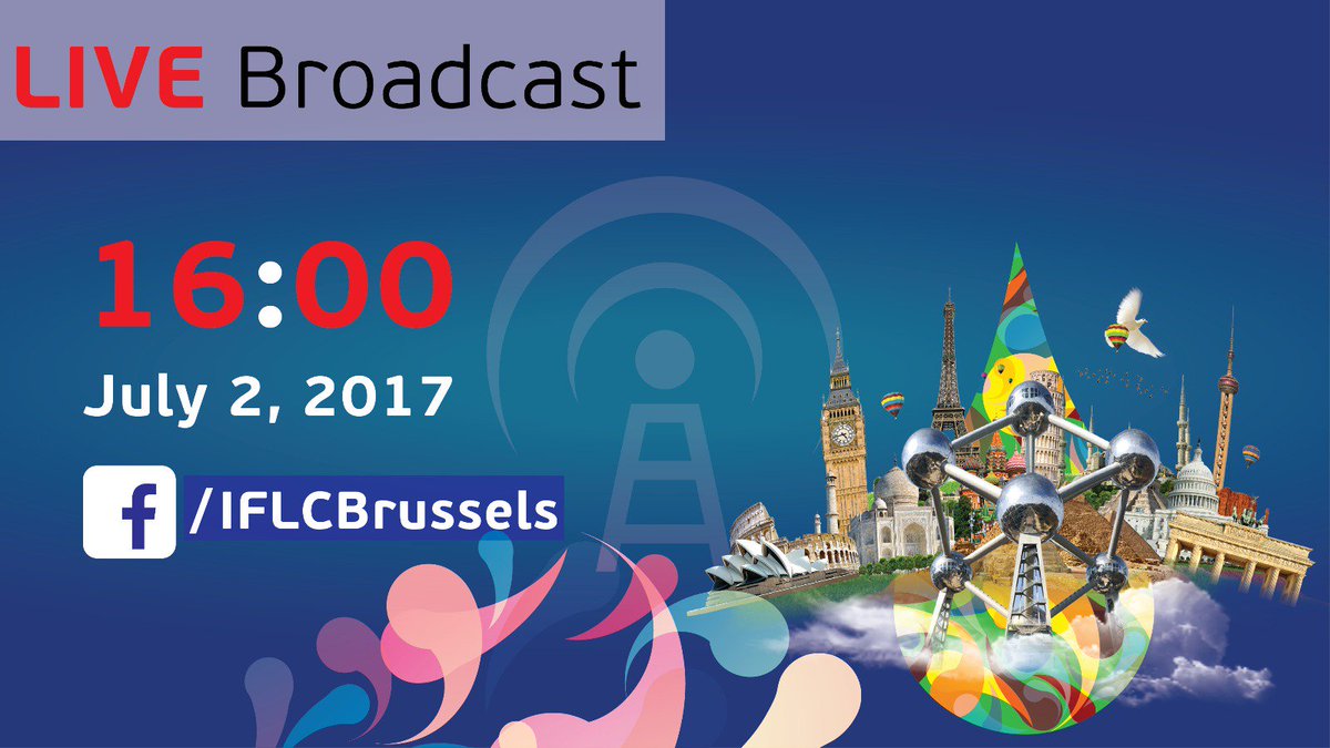 IFLCBrussels's tweet photo. [NL] Volg ons rechtstreeks
[FR] Suivez-nous en direct
[EN] Follow us live
https://t.co/VhfJuPA09T
#ColorsoftheWorld #IFLCBrussels #IFLC2017 https://t.co/IMkhlxFQxc