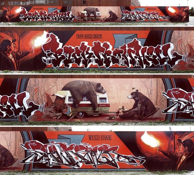 doeleano's tweet photo. #AmazingGraffiti by #ONUR & #WES21 & #FAFA & #NIGS & #KKADE #BackFromHell https://t.co/y7MASBNwW8