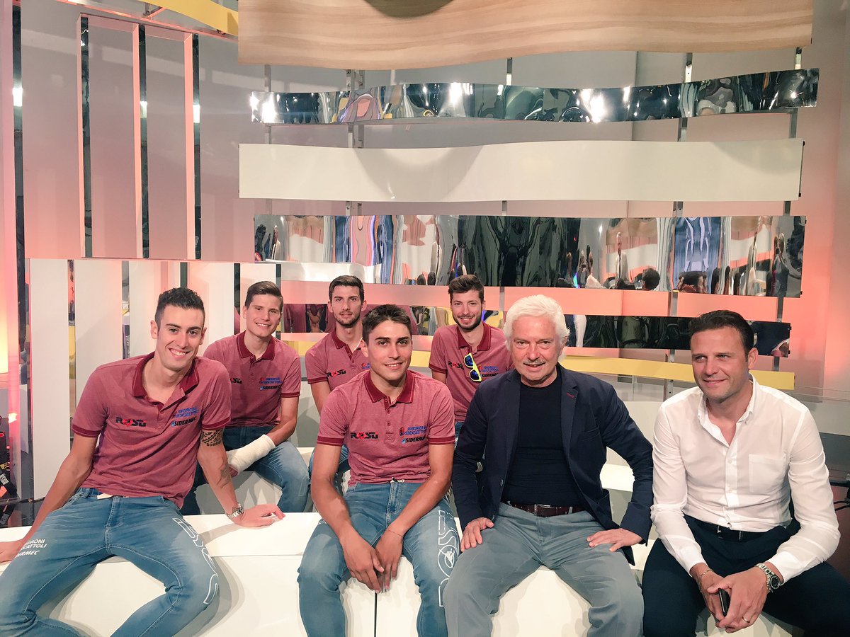 Grazie ai ragazzi @AndroniGiocatto nostri ospiti durante la diretta de <a href="/LeTour/">Tour de France™</a> su <a href="/RaiSport/">RaiSport</a>