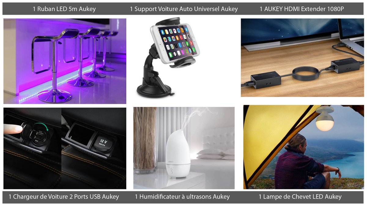 NeozOne's tweet photo. 🎁 RT + FOLLOW 🎁 #concours 3 lots de 6 produits @AukeyFR à gagner 

https://t.co/fUAVSCOQF8 https://t.co/meOsHxMkcP