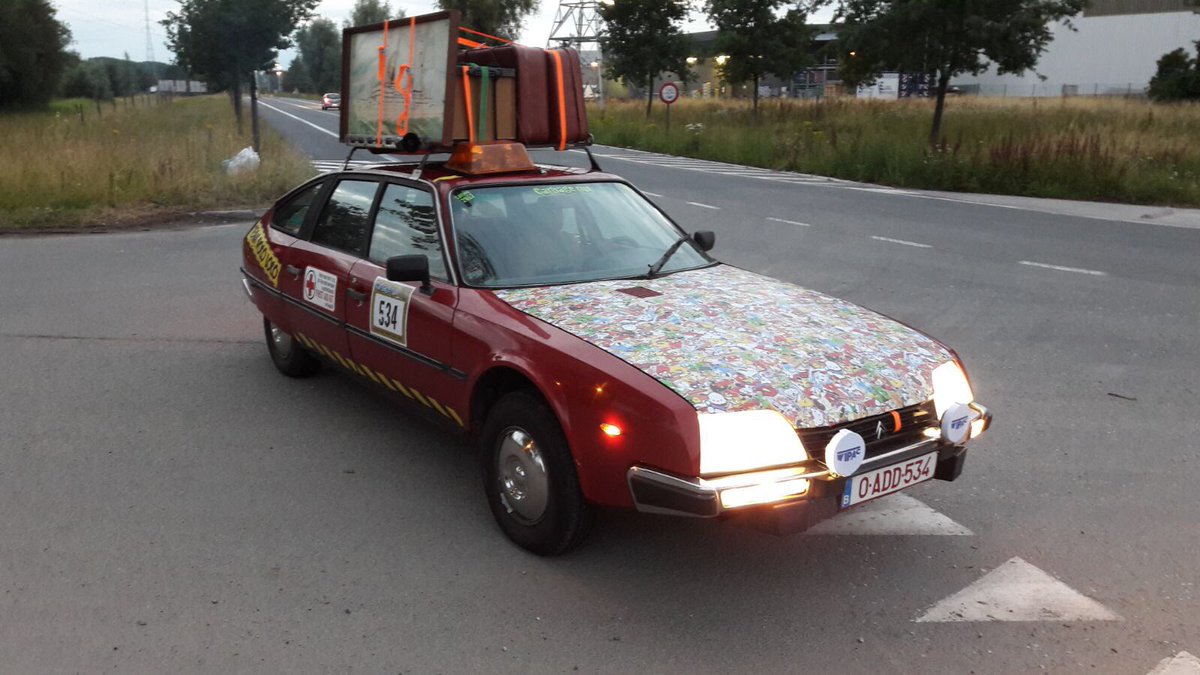 SKousemaeker's tweet photo. Wij zijn reeds vertrokken #carbagerun #teampocoloco https://t.co/k0SBXV9vN9