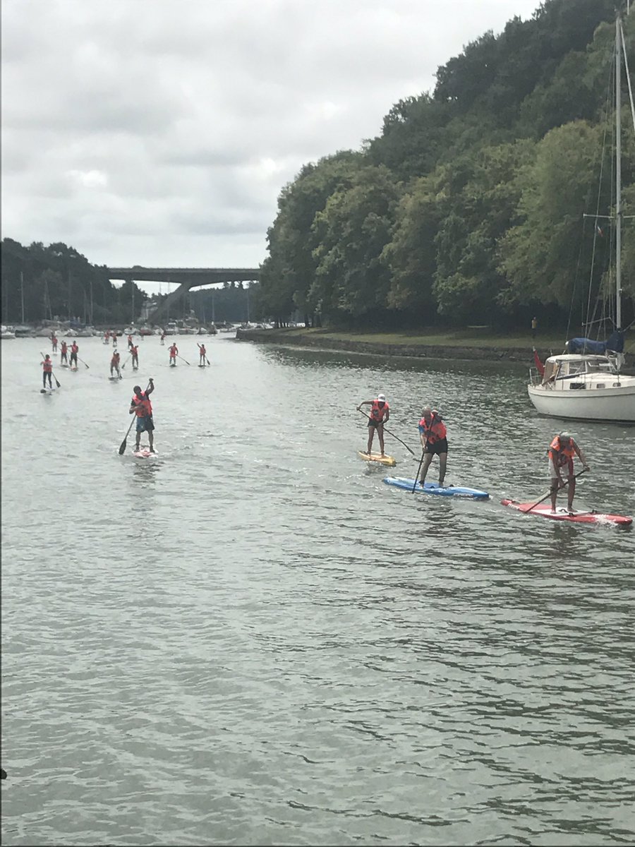 Breizheo's tweet photo. Arrivée du #paddletrophy à #saintgoustan #auray https://t.co/tKRQTEcxLD