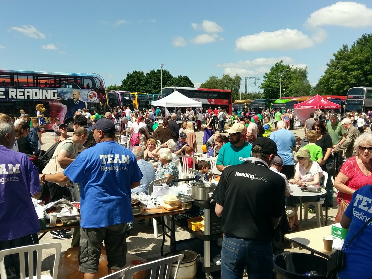 reading_buses's tweet photo. It's a lovely day and we are jam packed for the #readingbusesopenday - come on down and join in the fun! https://t.co/ccGNrSwIDX