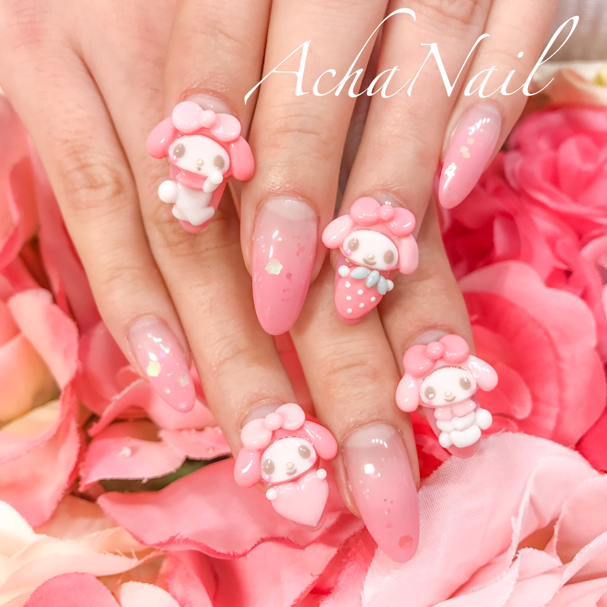 ネイリストasami Achanail 在 Twitter 上 マイメロネイル T Co Uhgbwmhzow 3dネイル キャラクターネイル ガーリーネイル マイメロネイル グラデーションネイル ピンクネイル リボン ホログラム ロングネイル ネイル ジェルネイル フィルイン 南