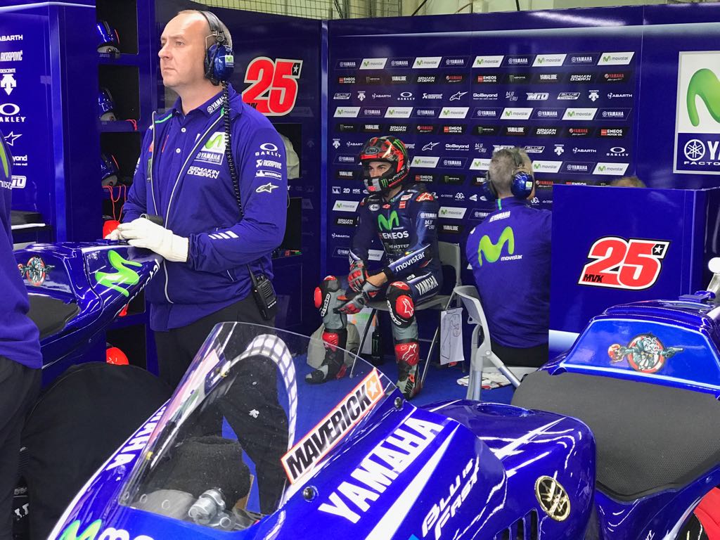 Nearly time for the big boys to hit the centre stage. Our riders are on their way to the starting grid. #MovistarYamaha #MotoGP #GermanGP