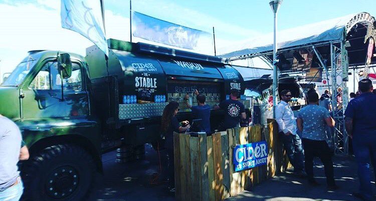 We were the last bar standing thanks to our trusty truck full of cider. We're at it again today, come and find us <a href="/grillstock/">grillstock</a> #thestable