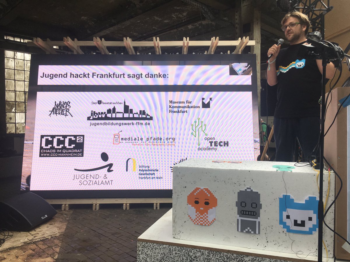 jugendhackt's tweet image. Wir sagen danke! @Jugendhacktffm #jugendhackt #NODE17 q