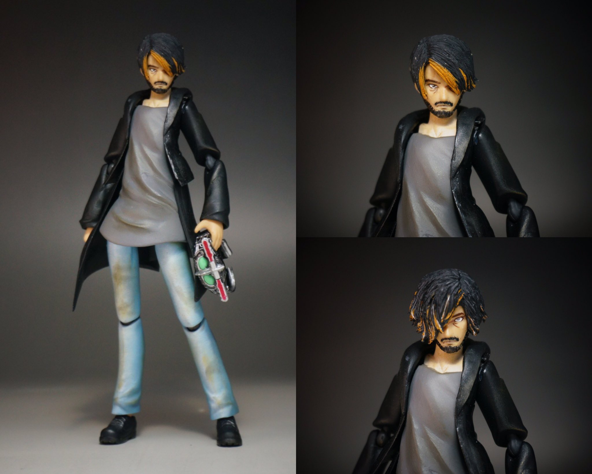 とりぴー ポーズ本v 販売開始 生きるっていうのは 他の誰かの命を喰らうって事だ 千翼 お前を殺しに来た 仮面ライダーアマゾンズより Figma 鷹山 仁 谷口賢志さん 完成です 前髪交換で1期 2期再現可能 帰ってきた伝説のヒモ鷹山仁