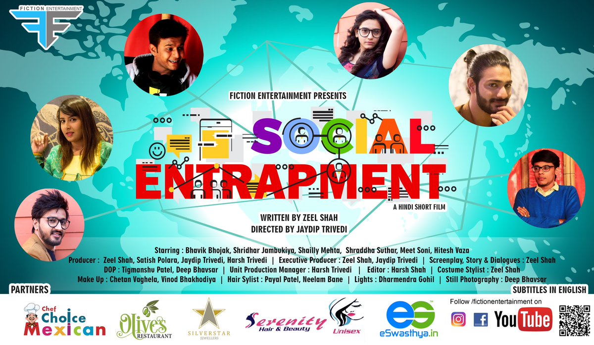 zeelshah's tweet photo. https://t.co/qNAmzIOQ4X
#SocialEntrapment #HindiShortFilm #IndianShortFilm #ShortFilm #RunningSuccessfully #WatchVideo #Youtube #Subscribe https://t.co/5rEGlHLrDC