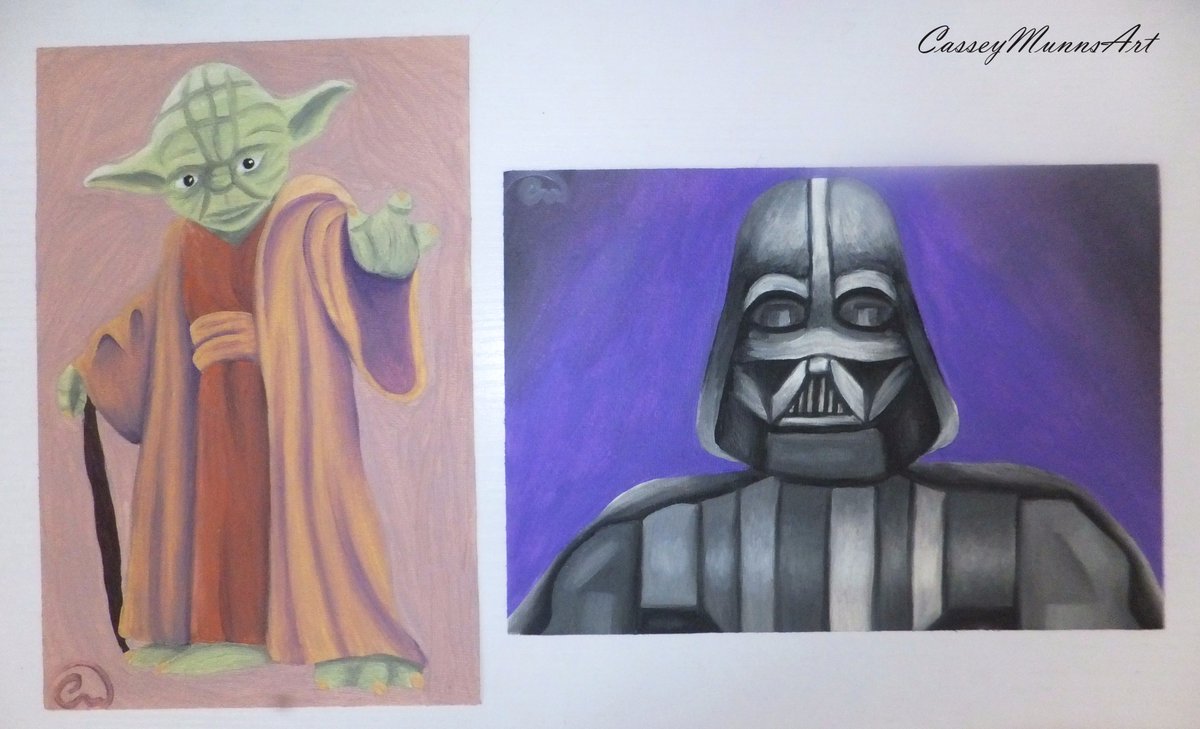 cassey_beck's tweet photo. “I find your lack of faith disturbing.” — Darth Vader
#painting #art #oilpainting #papercanvas https://t.co/UMsvTMyZiZ