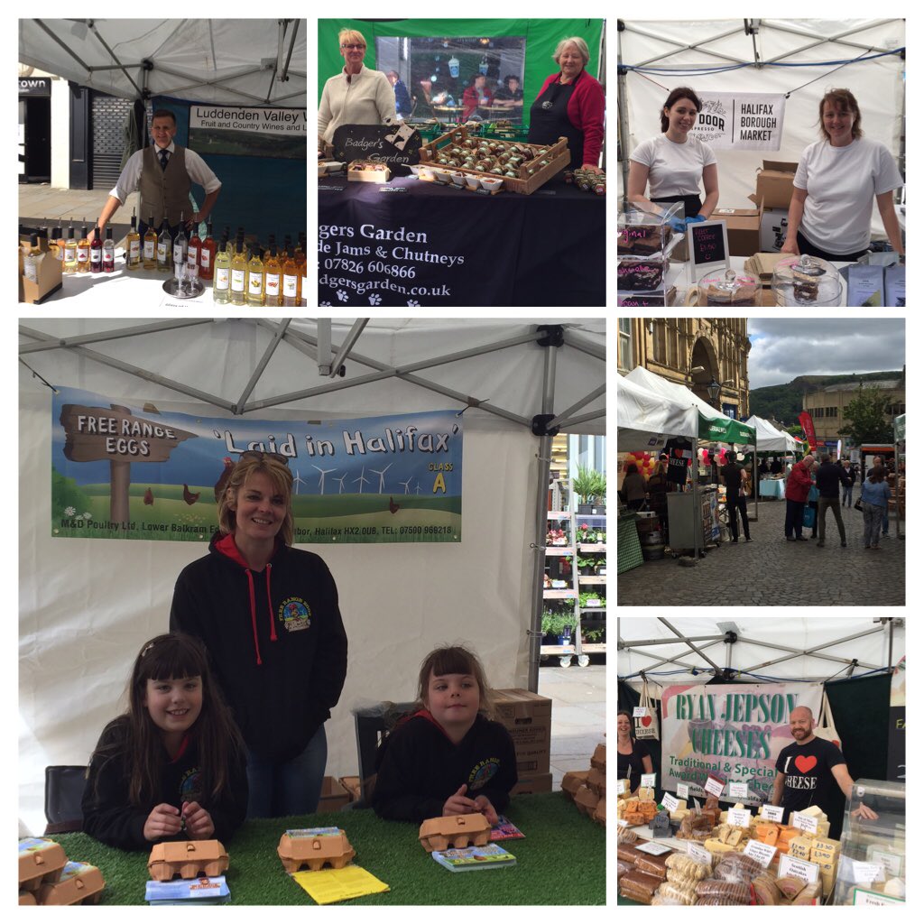 Lovely local shopping today for our next guests welcome pack <a href="/halifaxfoodfest/">Halifax Food&Drink</a> <a href="/LuddendenVWines/">LuddendenValleyWines 💙💙</a>