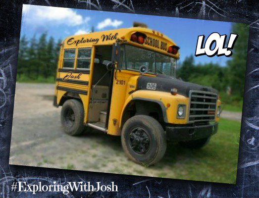 Cheekyoziechick's tweet image. @i_am_joshyo  I found the perfect #ConvertedSchoolBus for you! You're welcome. 🚌📹