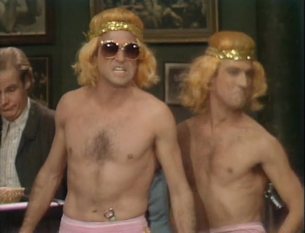 Happy 70th birthday to Larry David, 1 half of satirical early-80s villainous tag team The Golden Boys. 