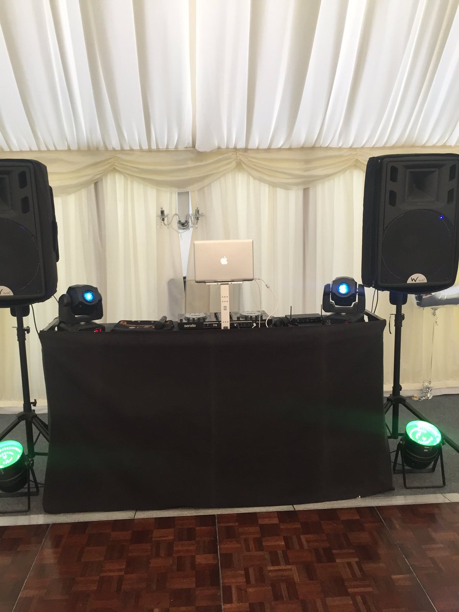 All setup for the Mayflower high leaving prom. 💃👗 #MobileDjs #Essex #pontlandsPark