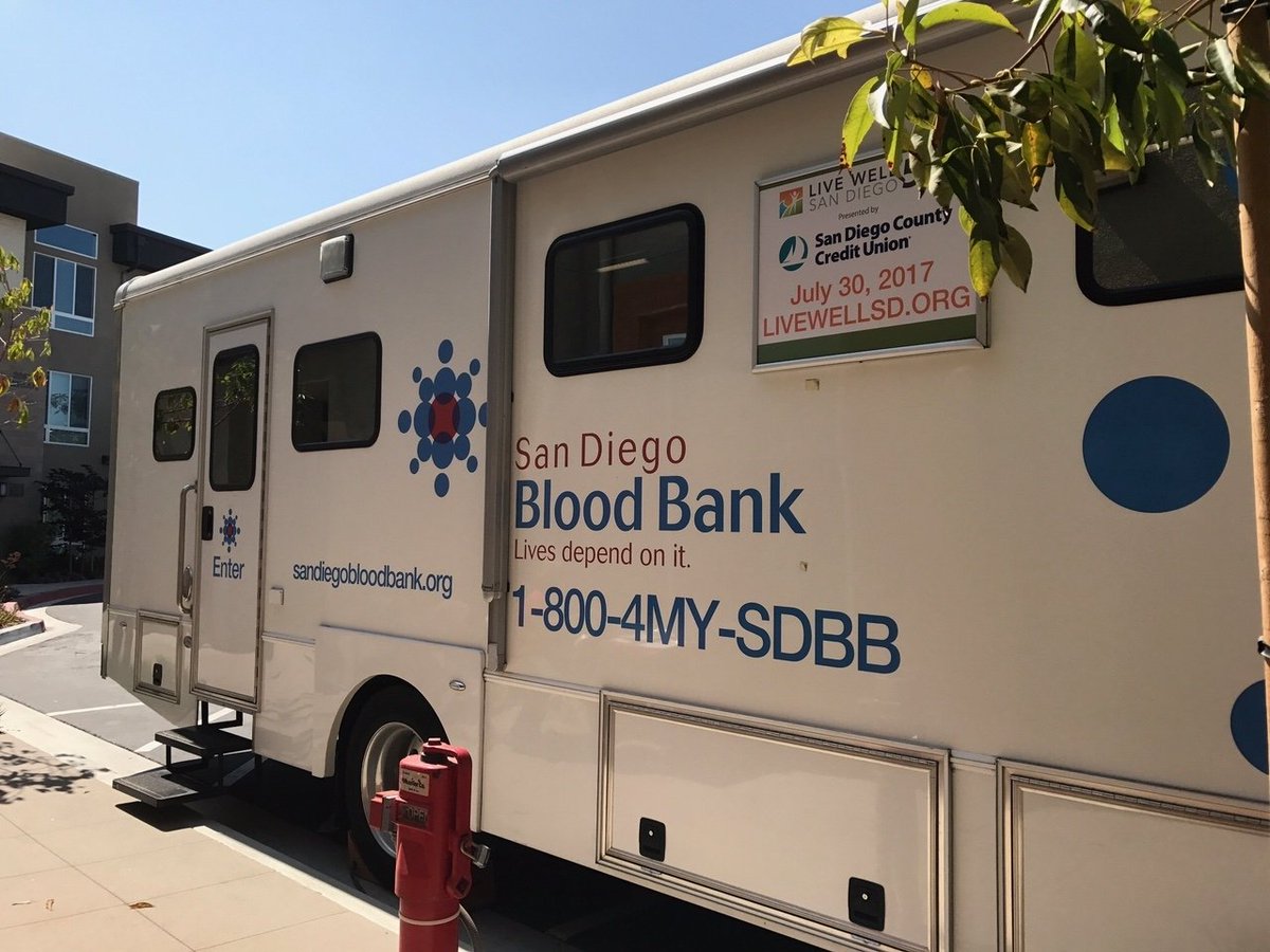 PulseMillenia's tweet photo. Come donate NOW until 3:30PM! #BloodDrive #4thOfJulyWeekend #PulseMillenia #VivaPops #StateFarm #SDBloodBank https://t.co/ftuBAkQkgl