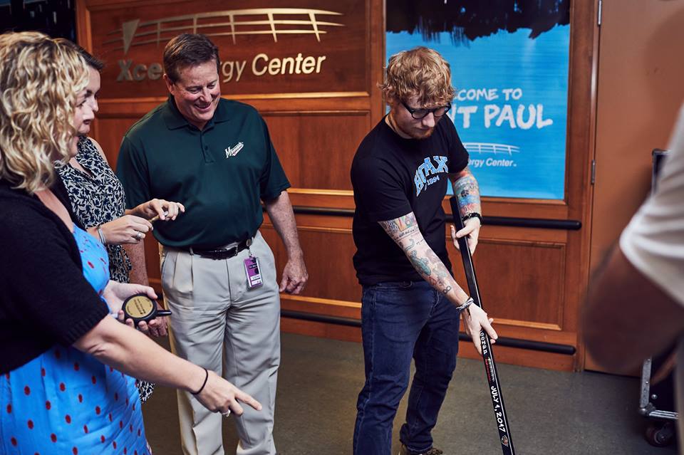 EdSheeran_EU's tweet image. 📸 Backstage in St. Paul (via Xcel Energy Center)