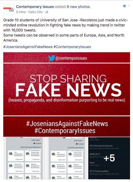 nkzwai's tweet image. CONGRATS GUYSSSS! 🎉 #JoseniansAgainstFakeNews #ContemporaryIssues