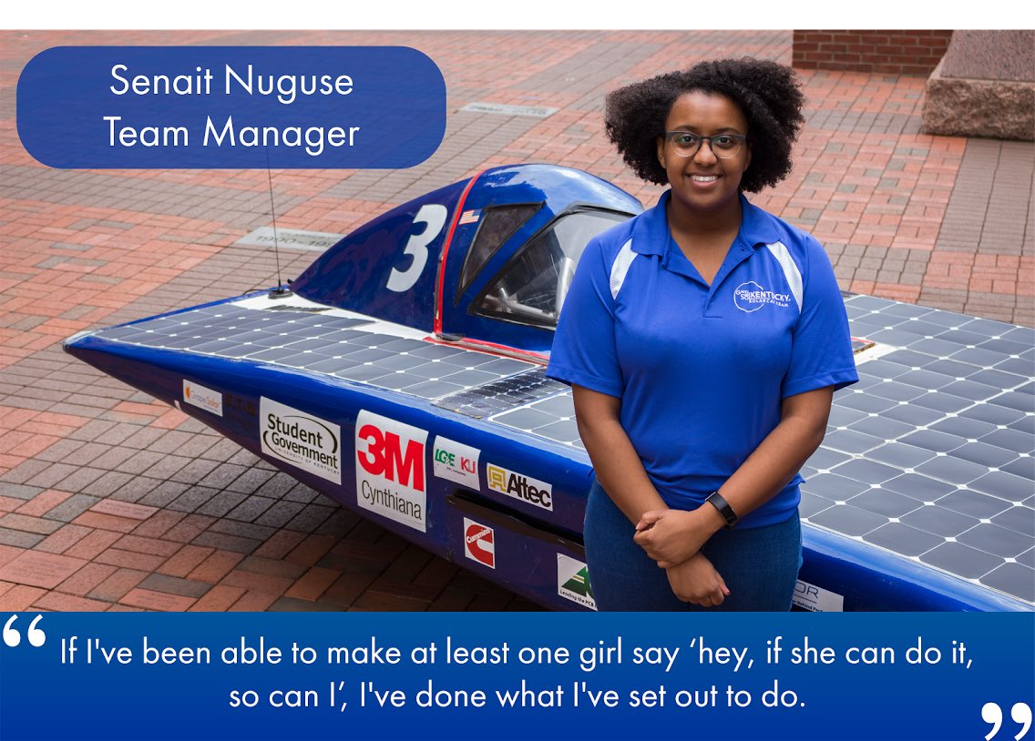 While we head down to #FSGP2017 , read our final #MeetTheLeads on our Team Manager, Senait. Read more here: bit.ly/2sfvg13
