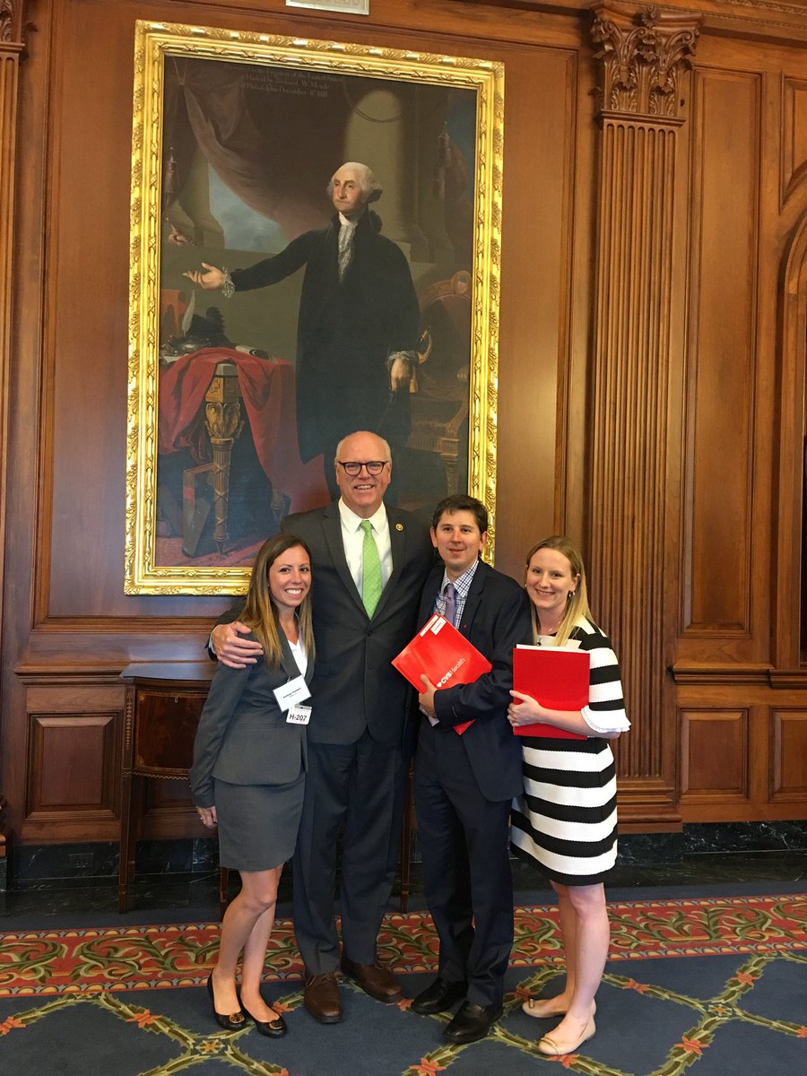 CVSHealth's tweet photo. College Point, NY pharmacist talks with @RepJoeCrowley about @CVSHealth’s purpose of helping people on their path to better health https://t.co/zhAJBfdikZ