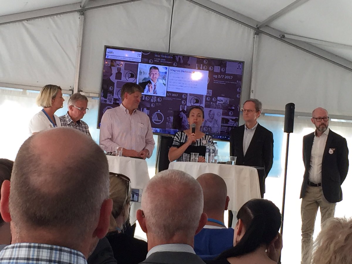 TinaNordlander's tweet photo. Rivstart i Almedalsveckan. Hur Norden ska bli världsledande på bioekonomi #nrpol #norsksvensk @InnovasjonNorge https://t.co/xMby7LnzXm