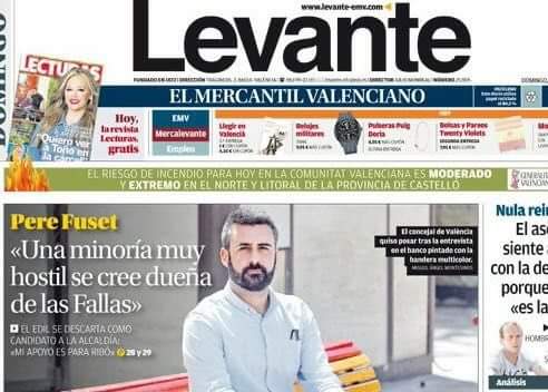 amparopicoCS's tweet photo. @perefuset  , Sigue atacando, ofendiendo y ninguneando al colectivo fallero desde la prepotencia y la imposicion. Basta ya señor Fuset¡¡ https://t.co/CO1cEhm6tx