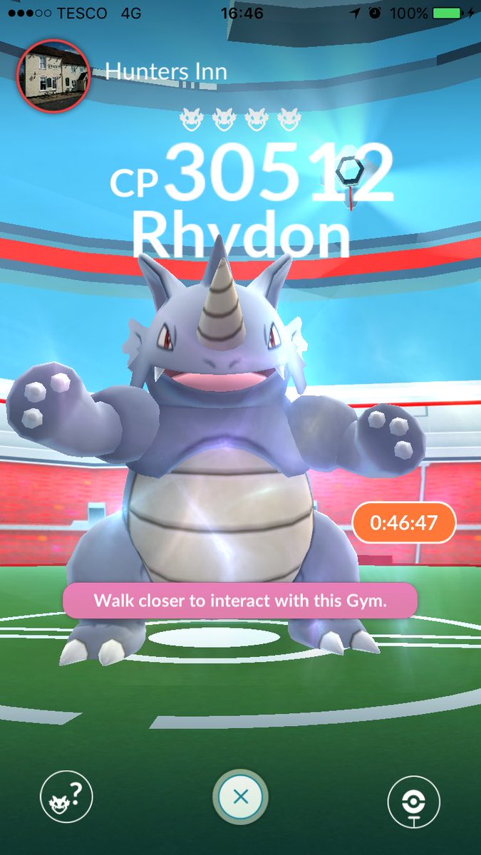 pokemon go rhydon raid