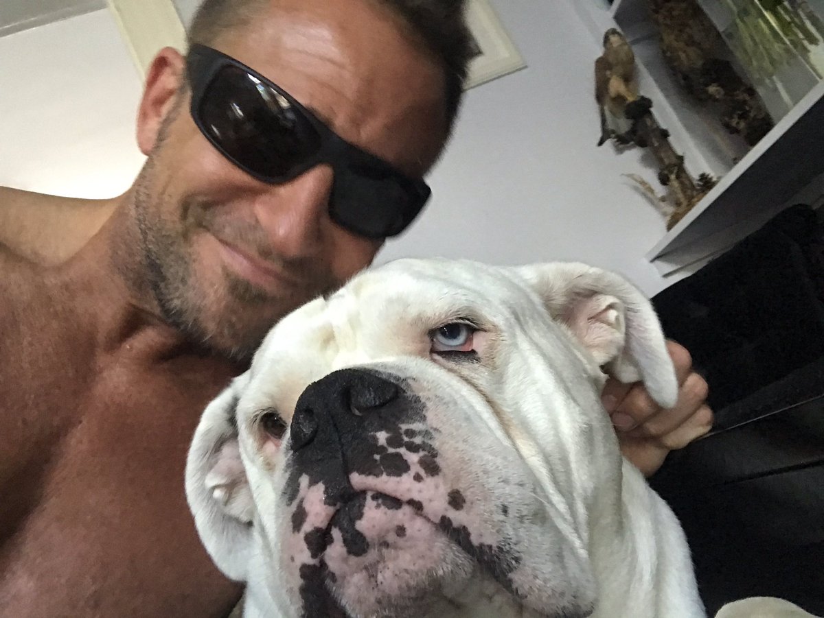 Mr_JSheffield's tweet photo. My new best mate #Bear ❤️ https://t.co/ZMaglP7mg8