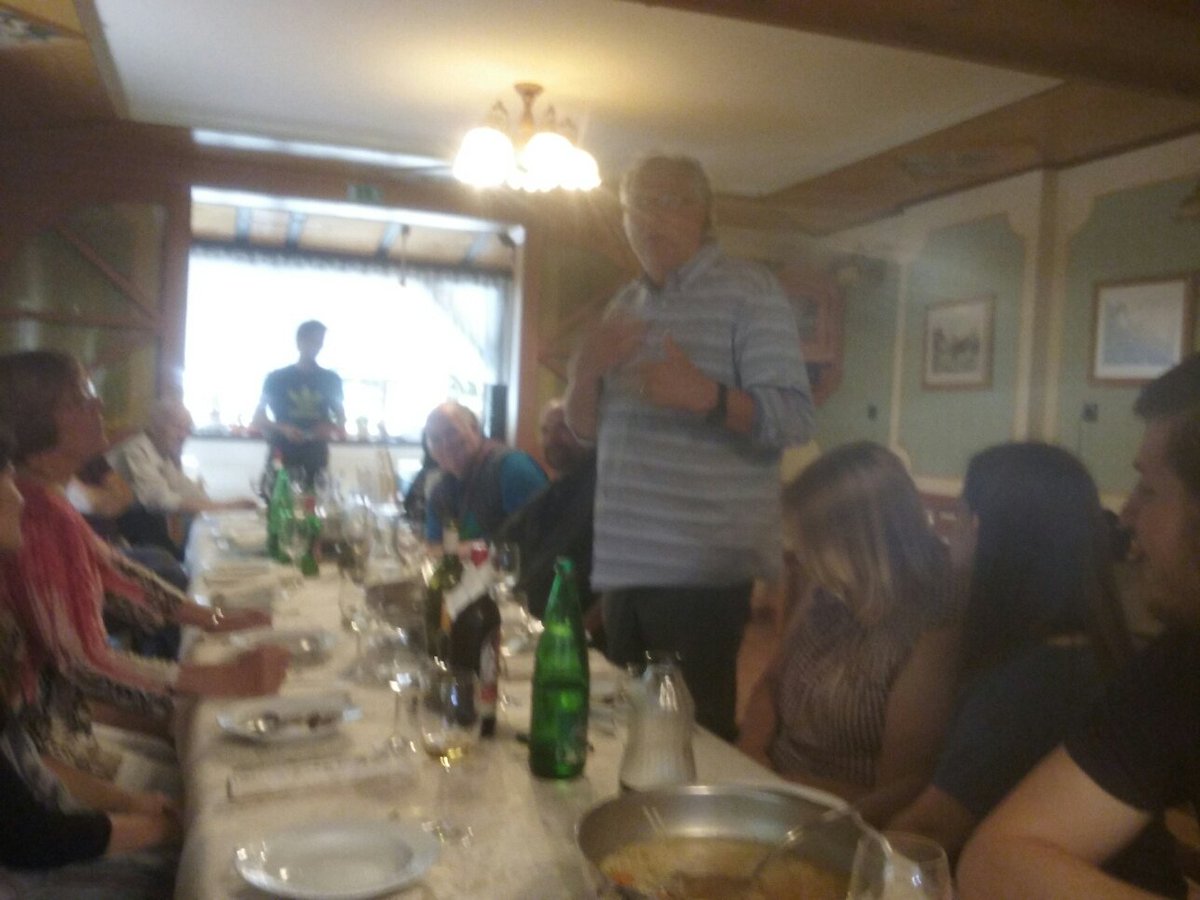 bsgpolitics's tweet photo. Marjetka and Paul saying a few words at our family reception here in Slovenia today. That is Marjetka and Paul's Uncle talking to Marjetka. https://t.co/DOEUOmDYSN