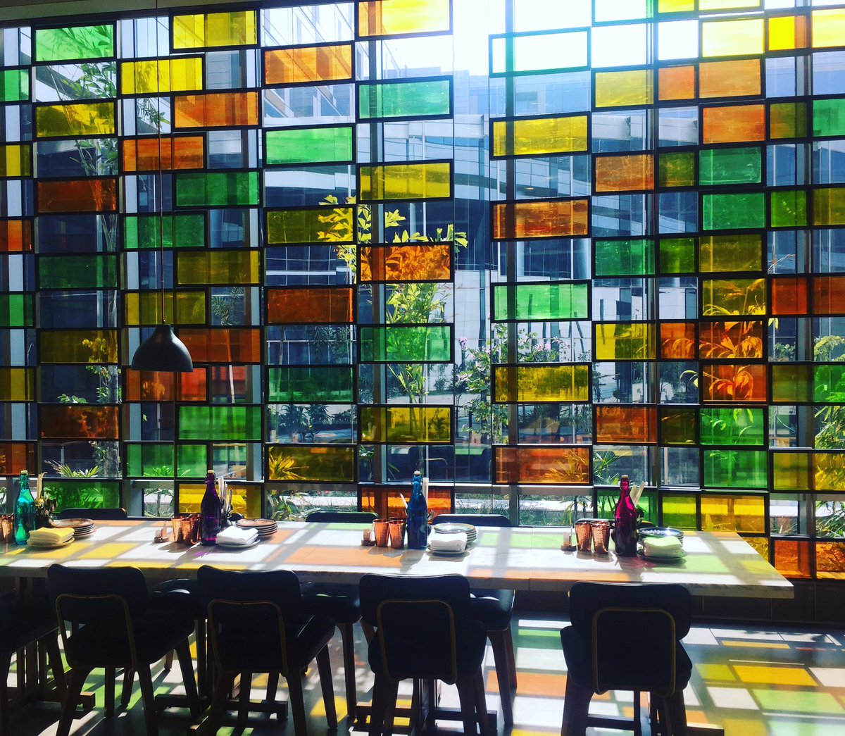 ColCaCo's tweet image. The colourful cafe Annamaya at @AndazDelhi. You can buy everything that you see here, literally! Also enjoy fresh handmade ice creams daily